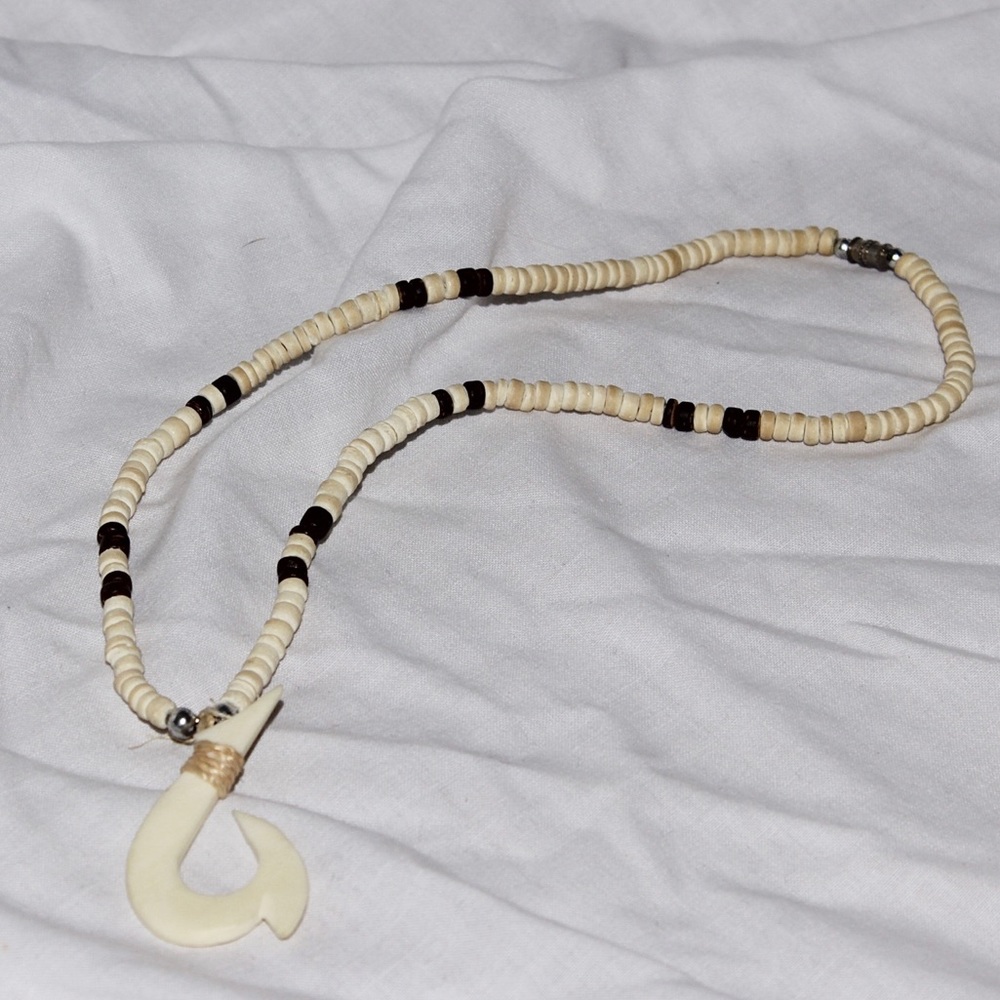 Hawaiian seashell beaded beach necklace